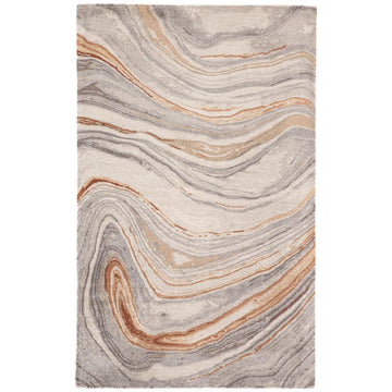 Jaipur Genesis Atha Abstract Copper Gray GES21 Rug