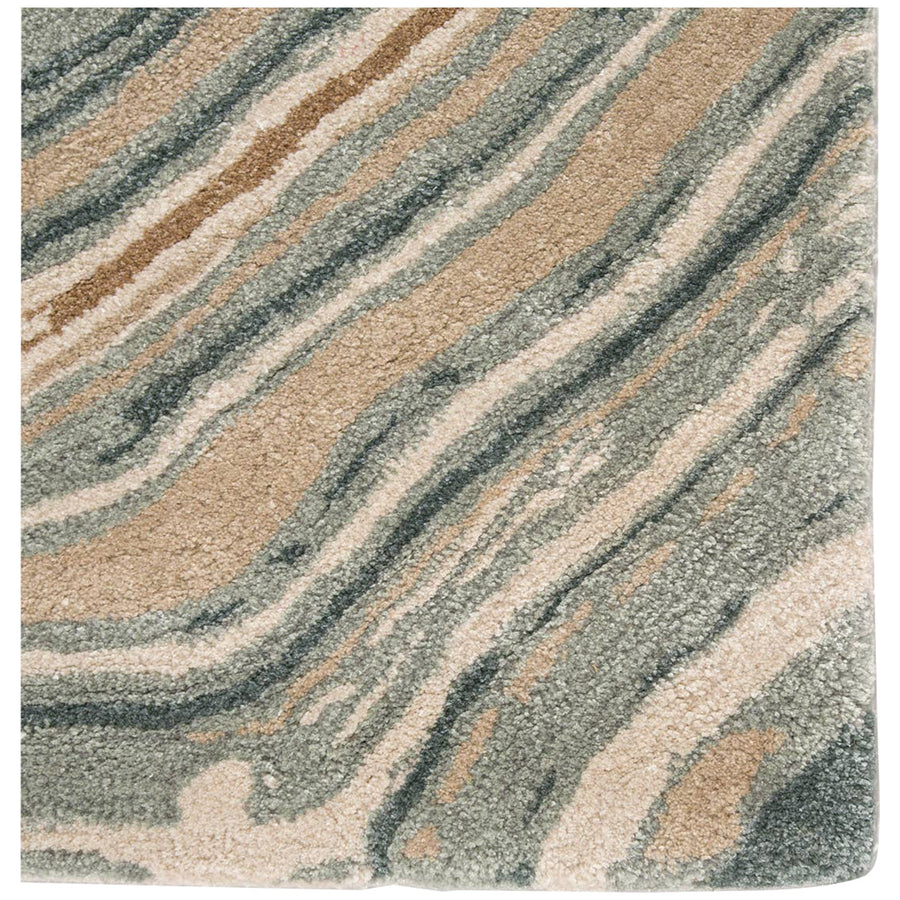 Jaipur Genesis Atha Abstract Tan Green GES33 Area Rug