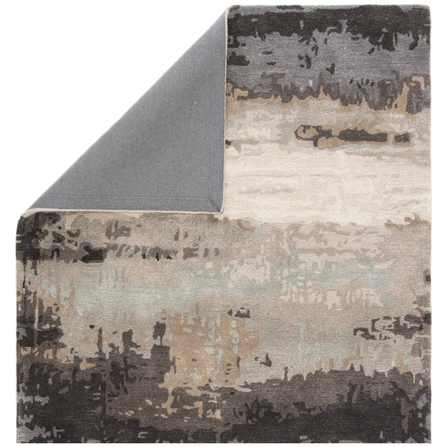 Jaipur Genesis Benna Abstract Black Gray GES34 Area Rug