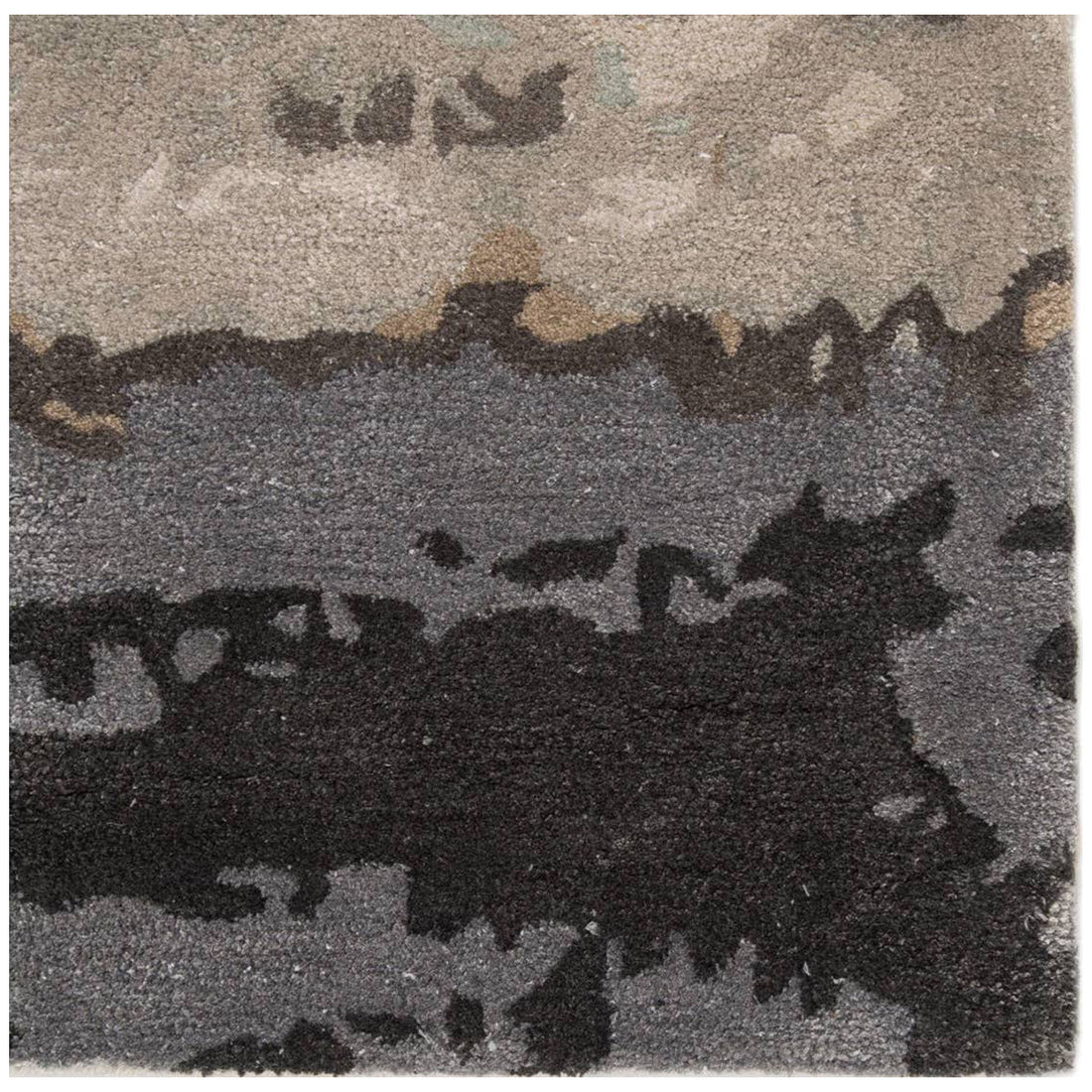 Jaipur Genesis Benna Abstract Black Gray GES34 Area Rug