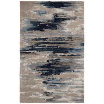 Jaipur Genesis Ryenn Abstract Dark Blue Gray GES40 Rug