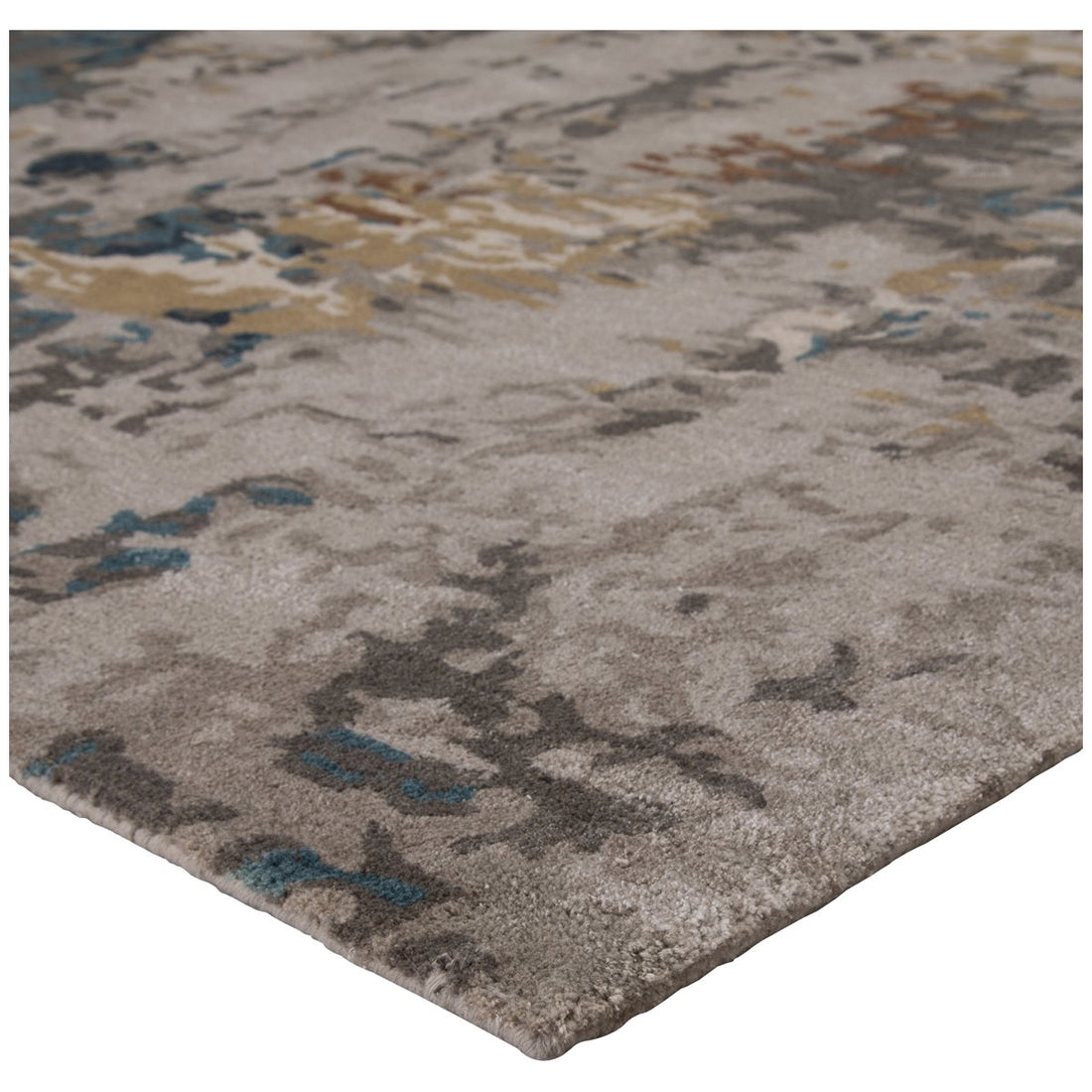 Jaipur Genesis Segall Abstract Dark Blue Gray GES42 Rug