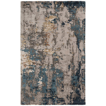 Jaipur Genesis Segall Abstract Dark Blue Gray GES42 Rug