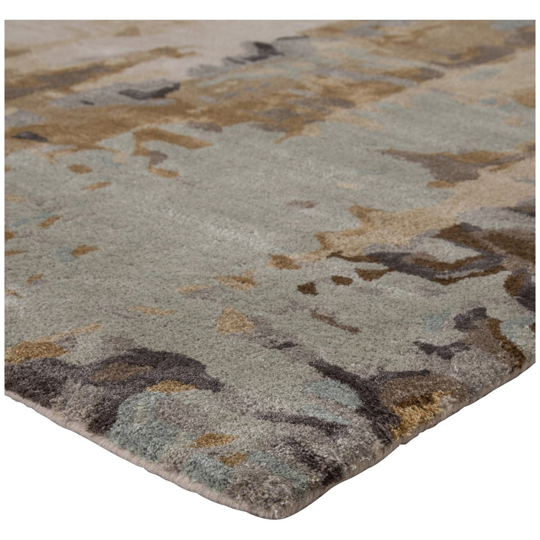 Jaipur Genesis Matcha Abstract Gray Gold GES44 Rug