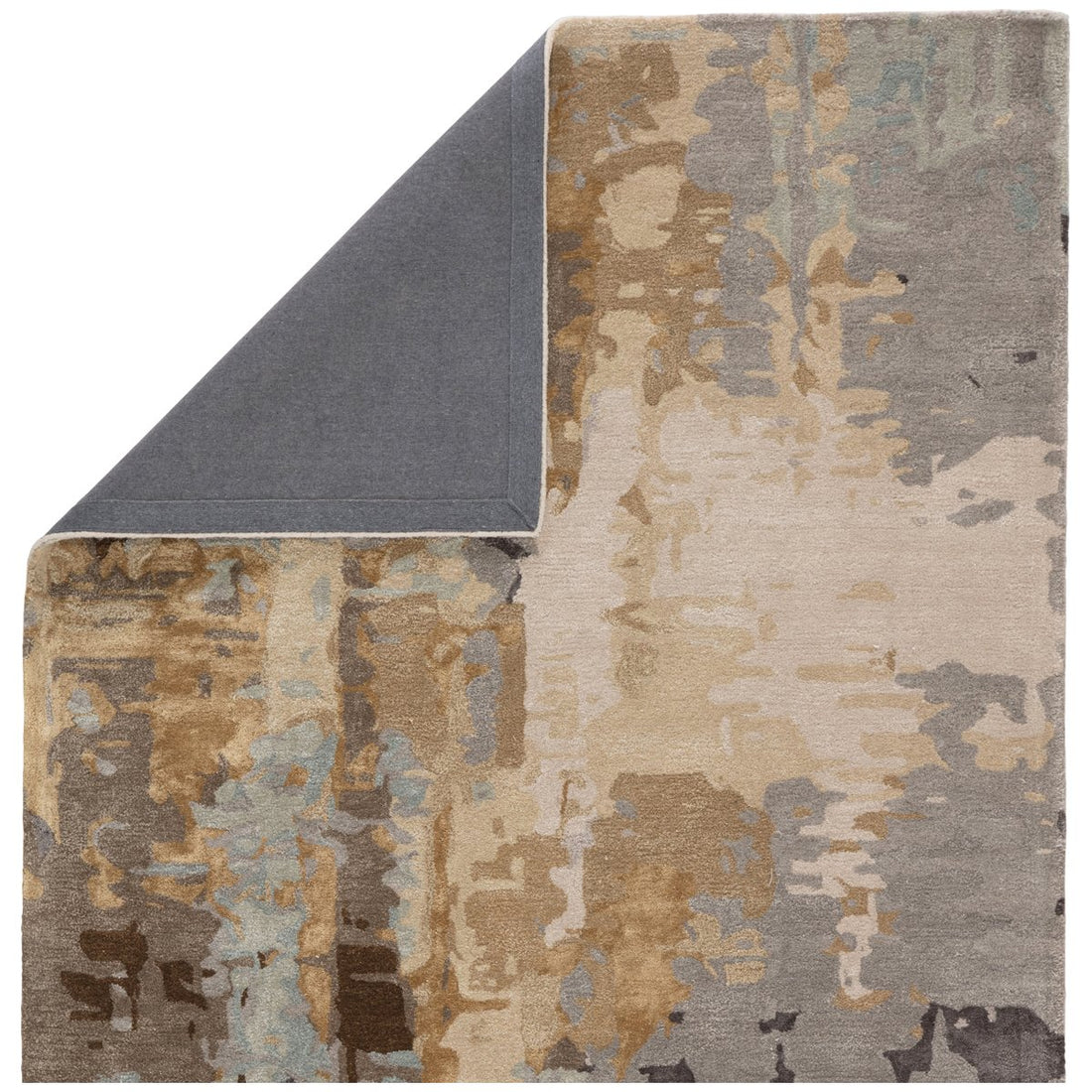 Jaipur Genesis Matcha Abstract Gray Gold GES44 Rug