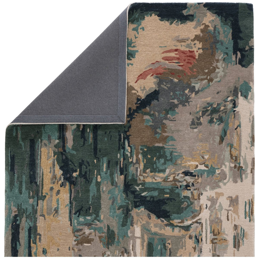 Jaipur Genesis Luella Abstract Teal Gray GES46 Rug