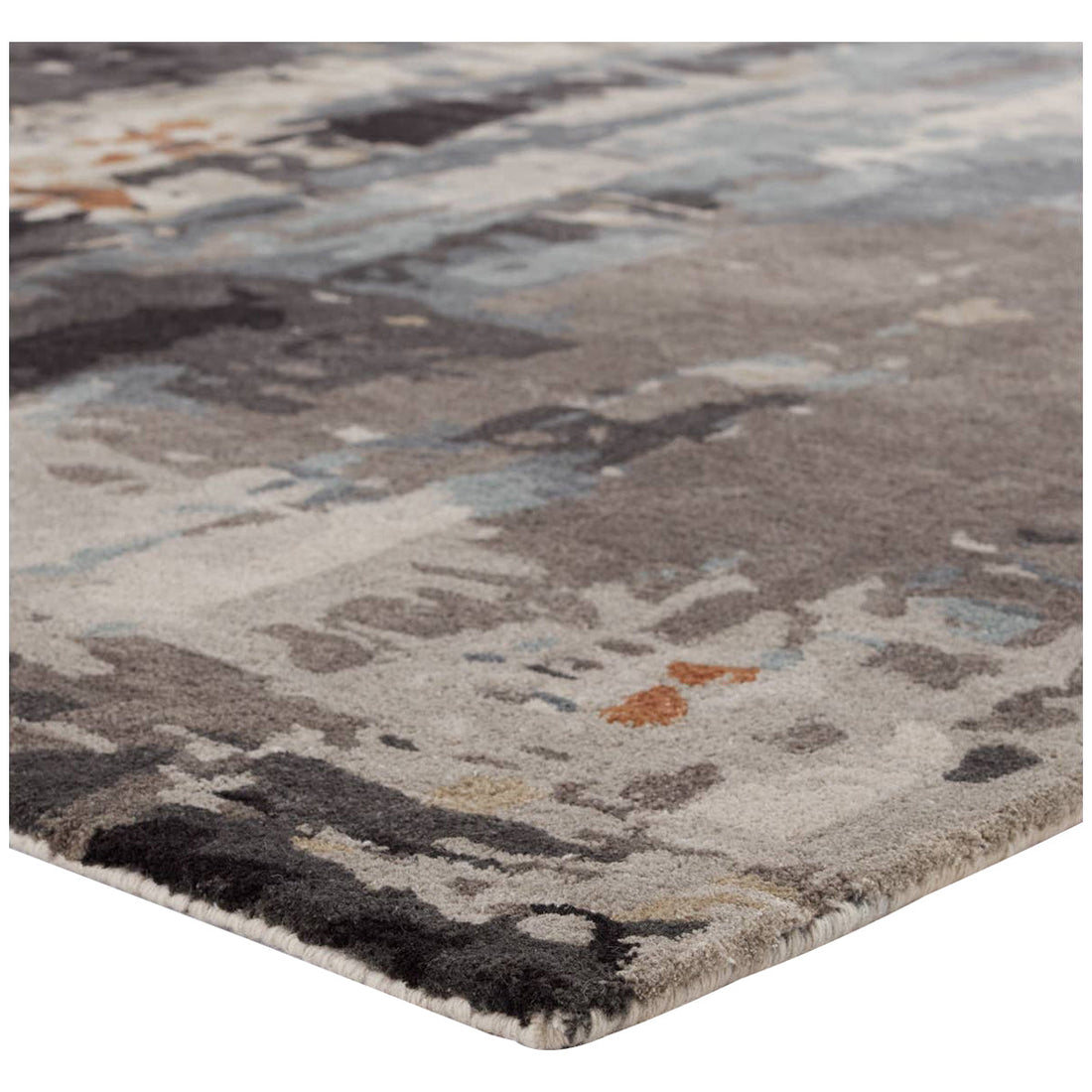 Jaipur Genesis Matcha Abstract Gray Black GES54 Area Rug