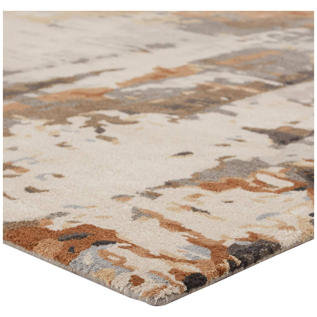 Jaipur Genesis Matcha Abstract Gray Tan GES55 Area Rug