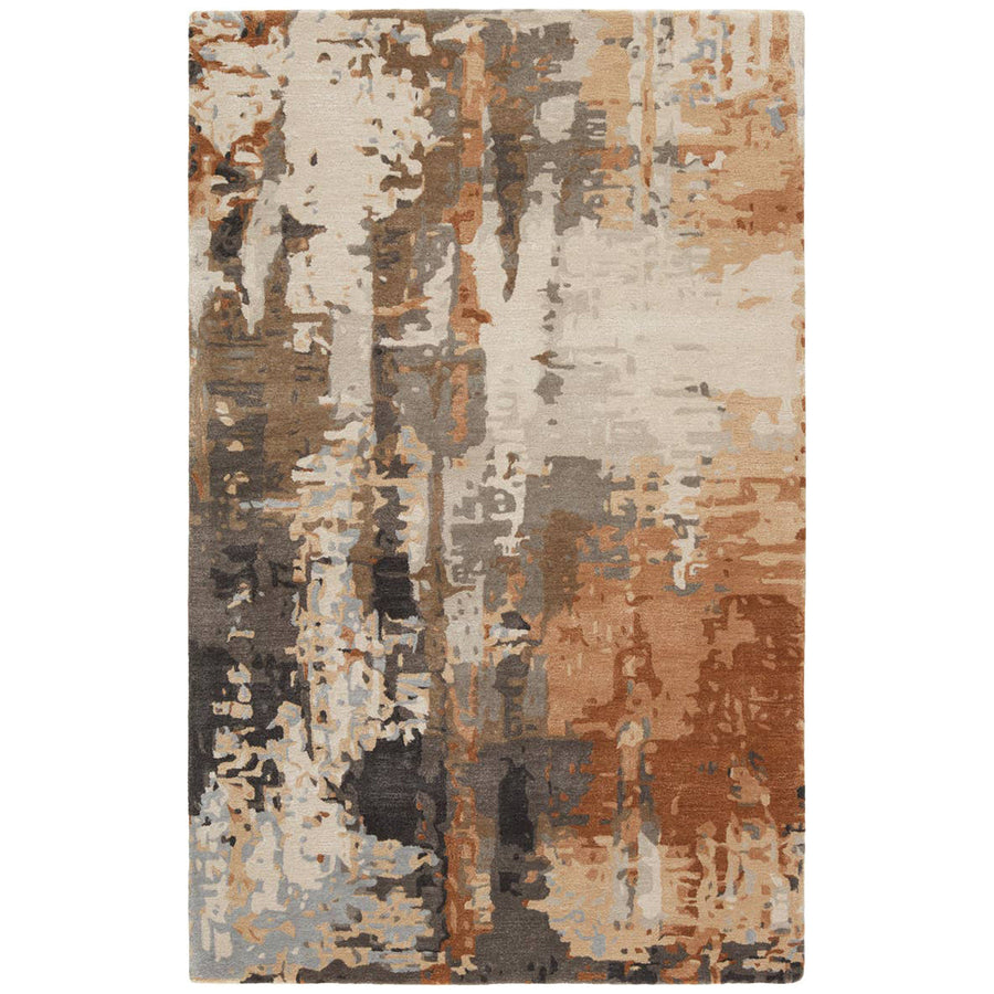 Jaipur Genesis Matcha Abstract Gray Tan GES55 Area Rug