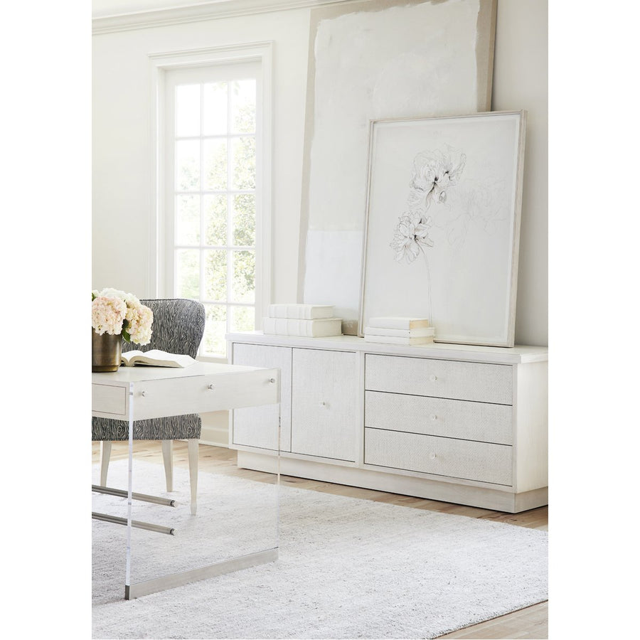 Vanguard Furniture Berkley Desk with Acrylic and Metal Base