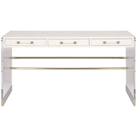 Vanguard Furniture Berkley Desk with Acrylic and Metal Base