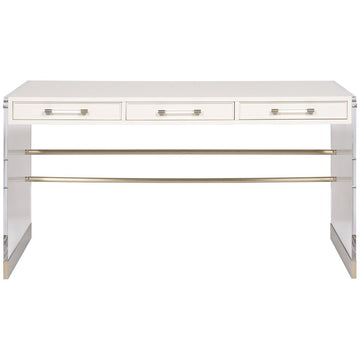 Vanguard Furniture Berkley Desk with Acrylic and Metal Base