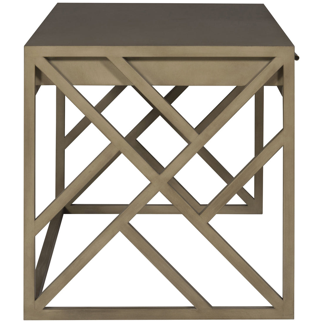 Vanguard Furniture Berkley Desk with Wood Fretwork Base