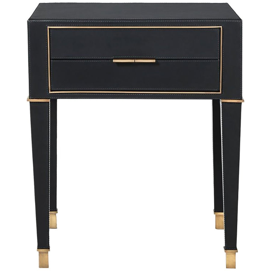 Villa & House Hunter 2-Drawer Side Table - Black