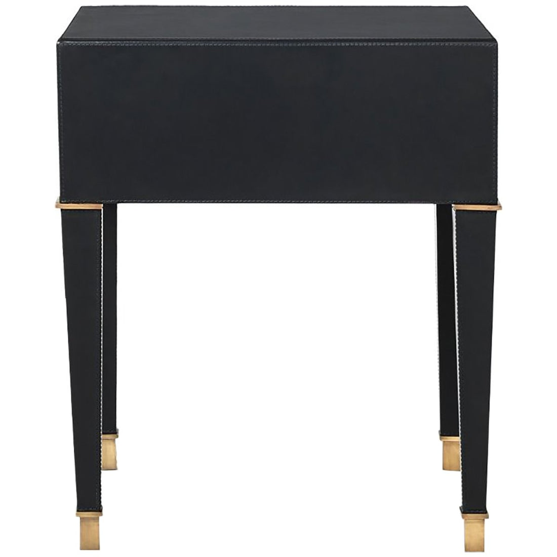 Villa & House Hunter 2-Drawer Side Table - Black