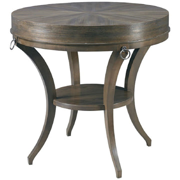 Hickory White Ruby Side Table 243-22