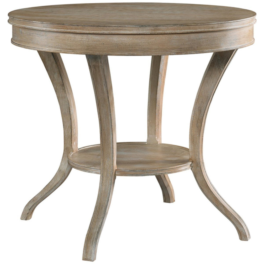 Hickory White Maison Round Lamp Table