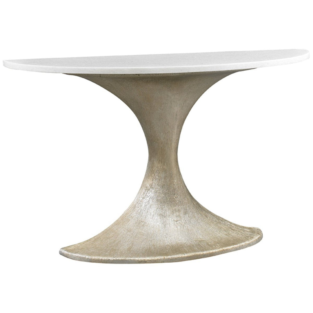 Hickory White A la Carte Louna Demilune Console Table