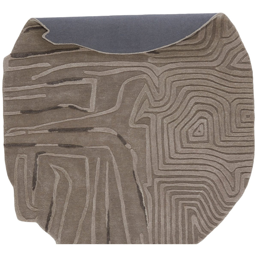 Jaipur Iconic Hokona Geometric Abstract Gray ICO07 Rug