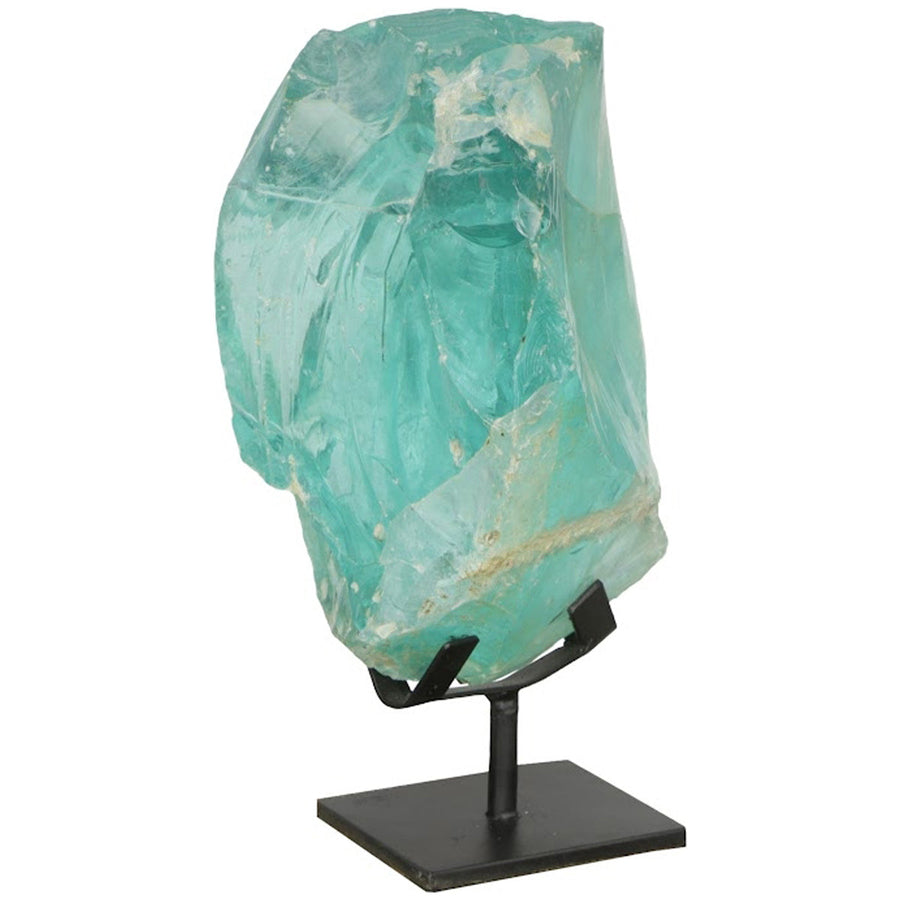 Phillips Collection Refractory Glass Sculpture - Blue