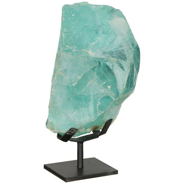 Phillips Collection Refractory Glass Sculpture - Blue