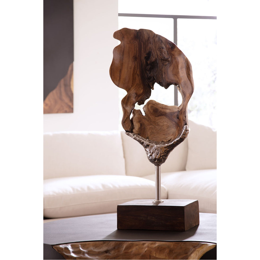 Phillips Collection Metallurgy Wood Sculpture