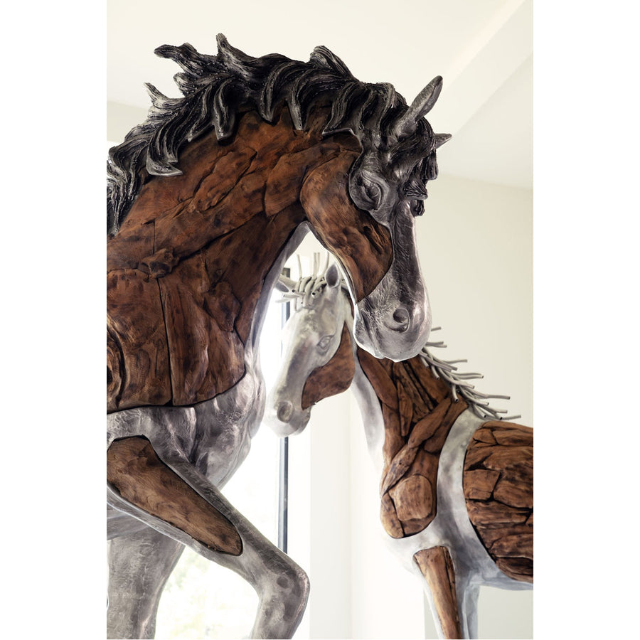 Phillips Collection Mustang Horse Woodland Sculpture