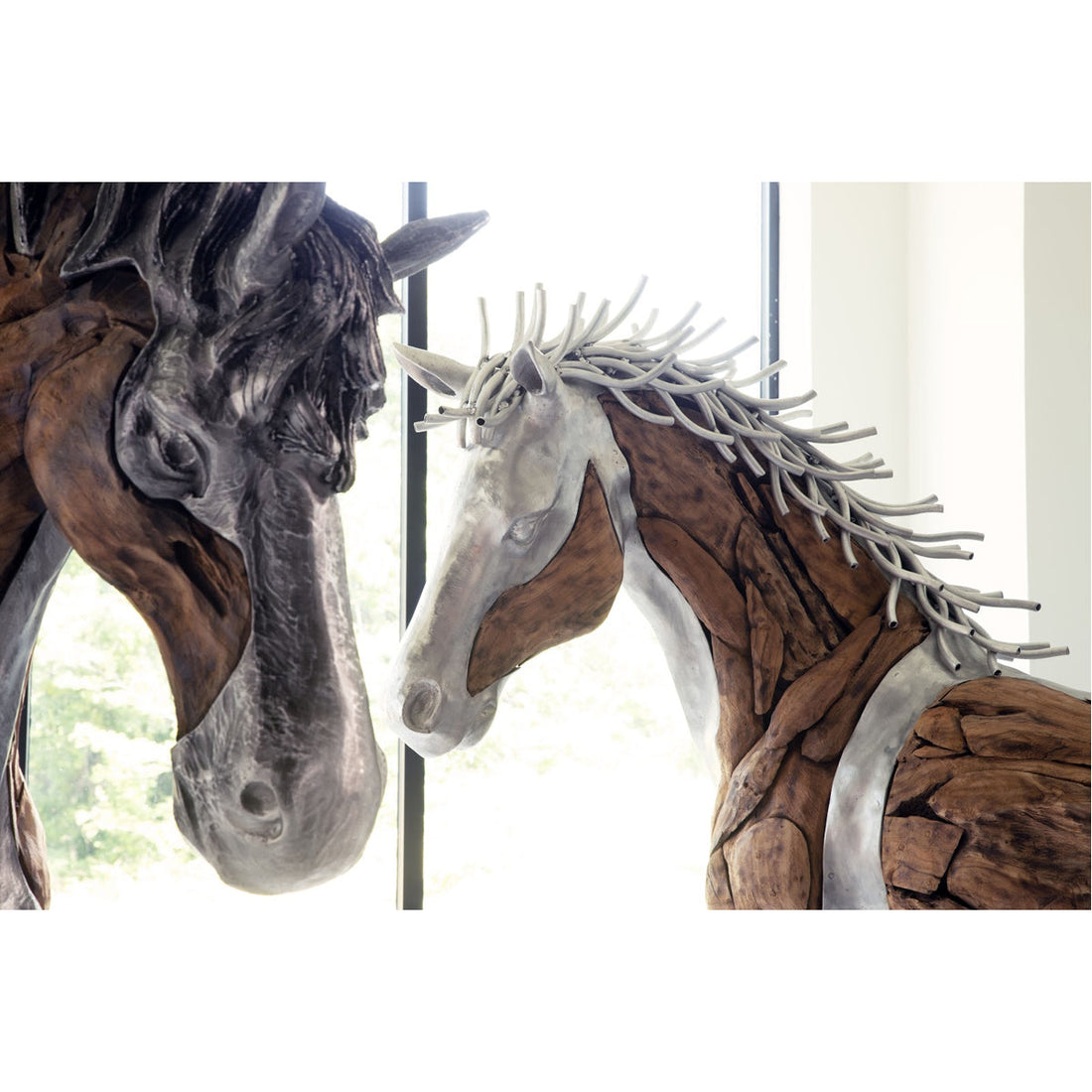 Phillips Collection Mustang Horse Woodland Sculpture