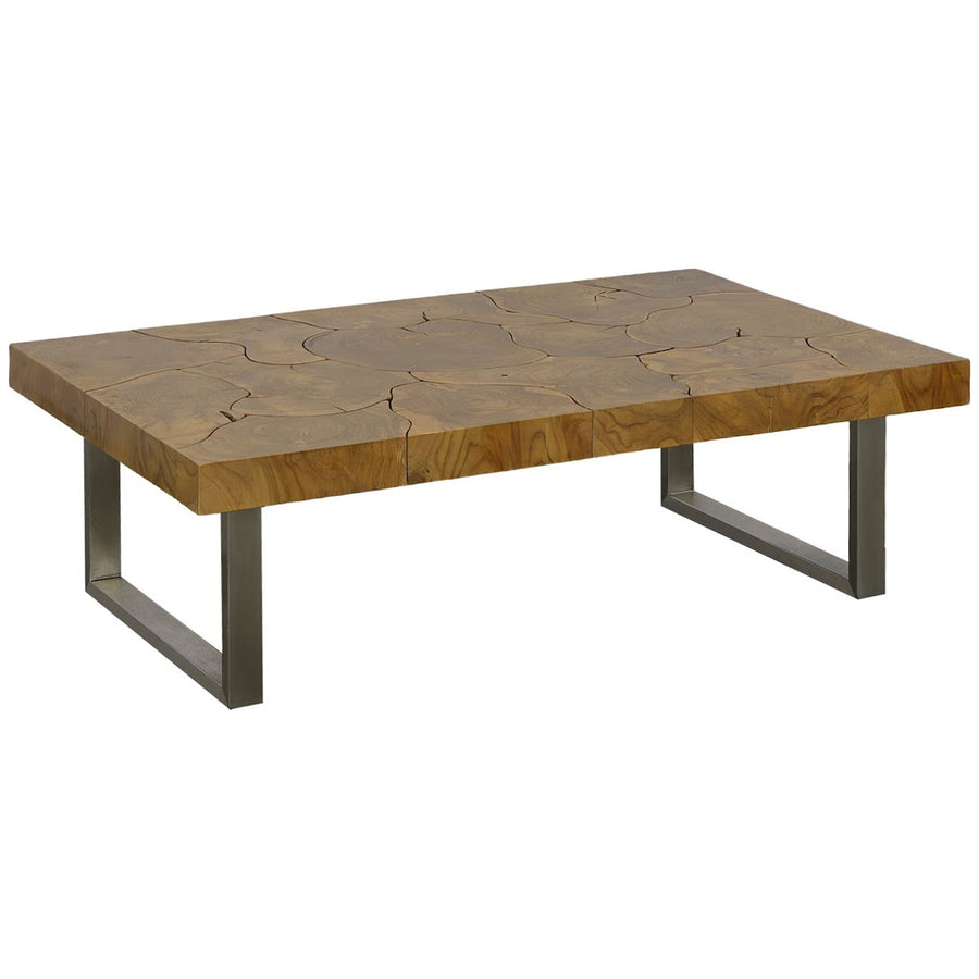 Phillips Collection Teak Slice Coffee Table