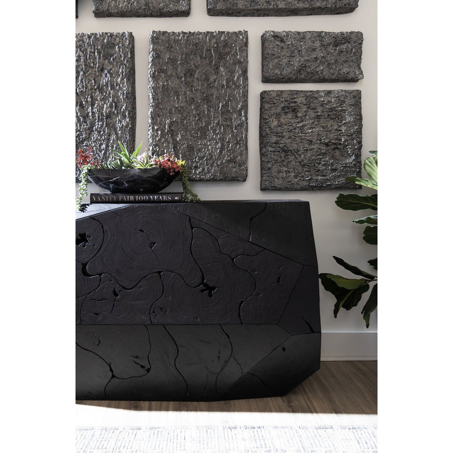 Phillips Collection Etched Rock Puzzle Outdoor Wall Tiles, 9-Piece Set