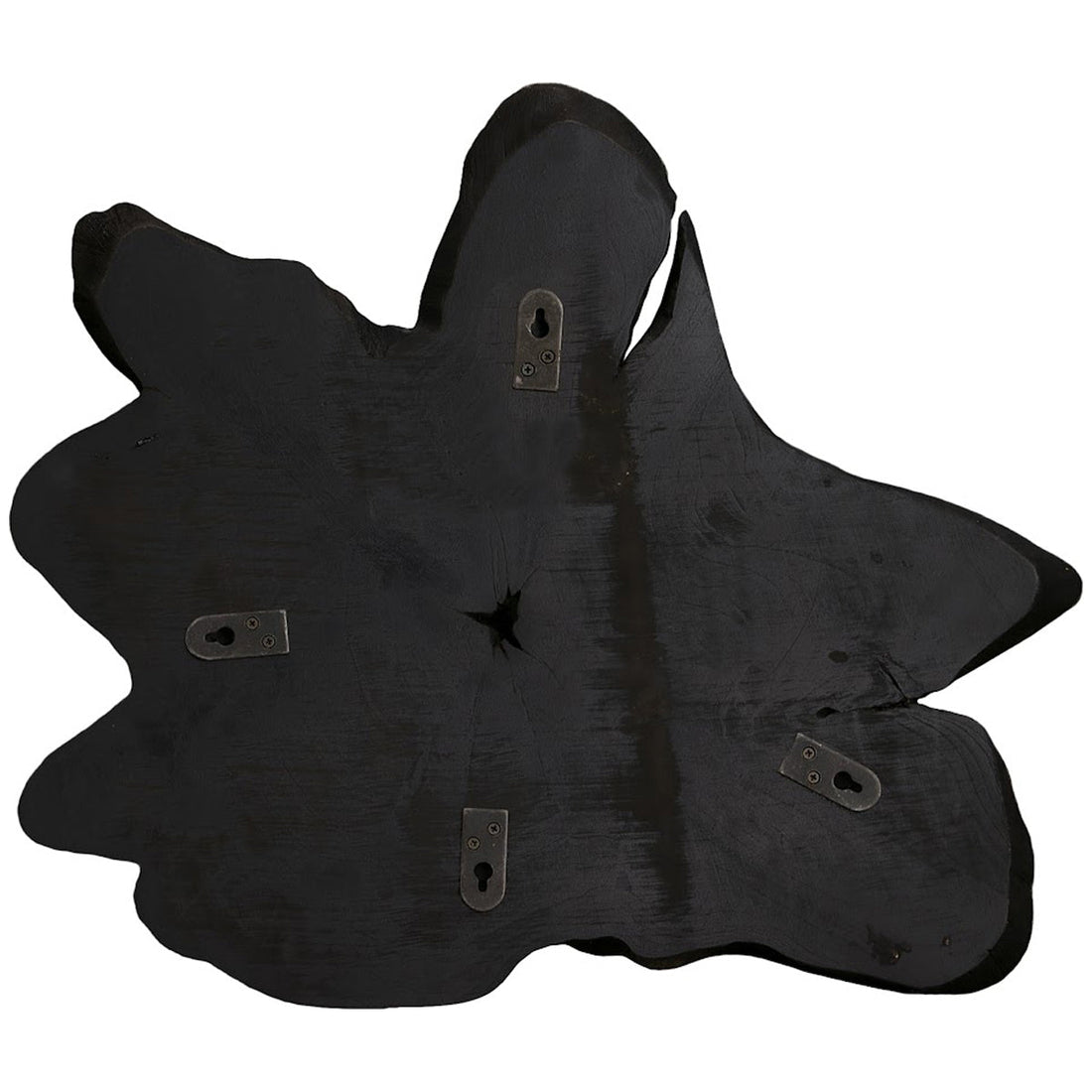 Phillips Collection Freeform Teak Large Wall Slice - Black