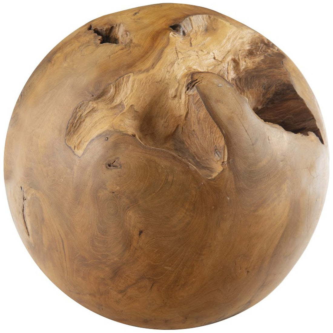 Phillips Collection Teak Wood Ball, Small