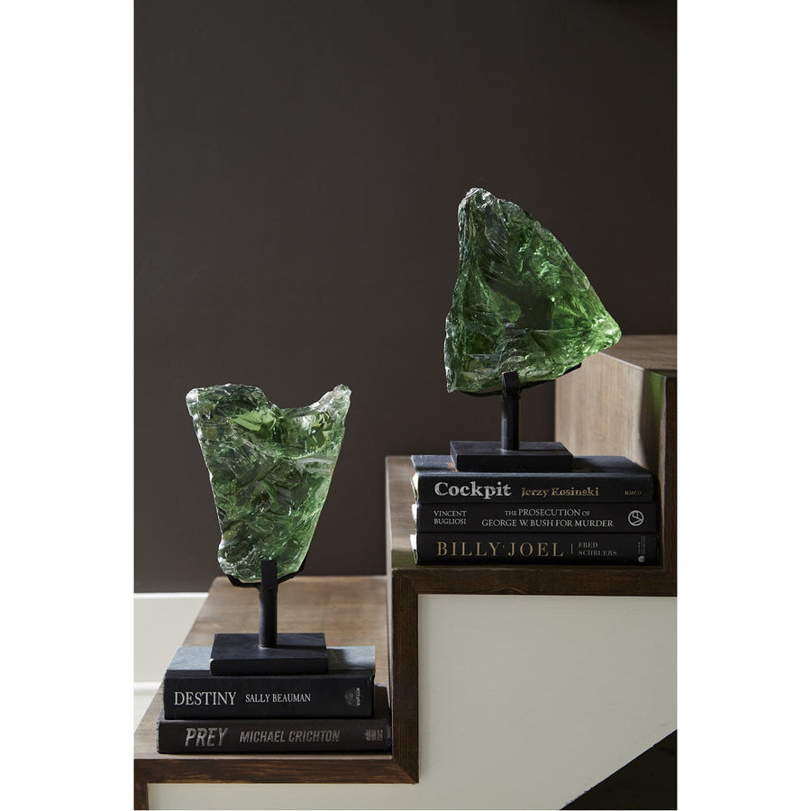 Phillips Collection Refractory Glass Sculpture - Green