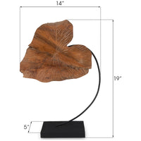 Phillips Collection Circular Carved Leaf Sculpture