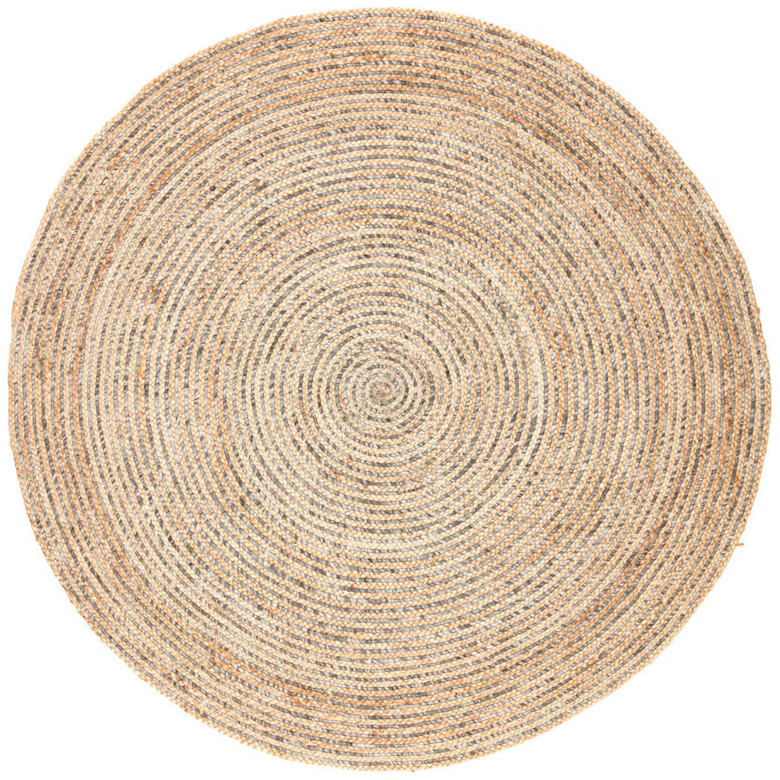 Jaipur Idriss Hastings Solid Beige Gray Round IDS01 Area Rug