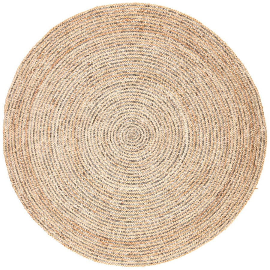 Jaipur Idriss Hastings Solid Beige Gray Round IDS01 Area Rug