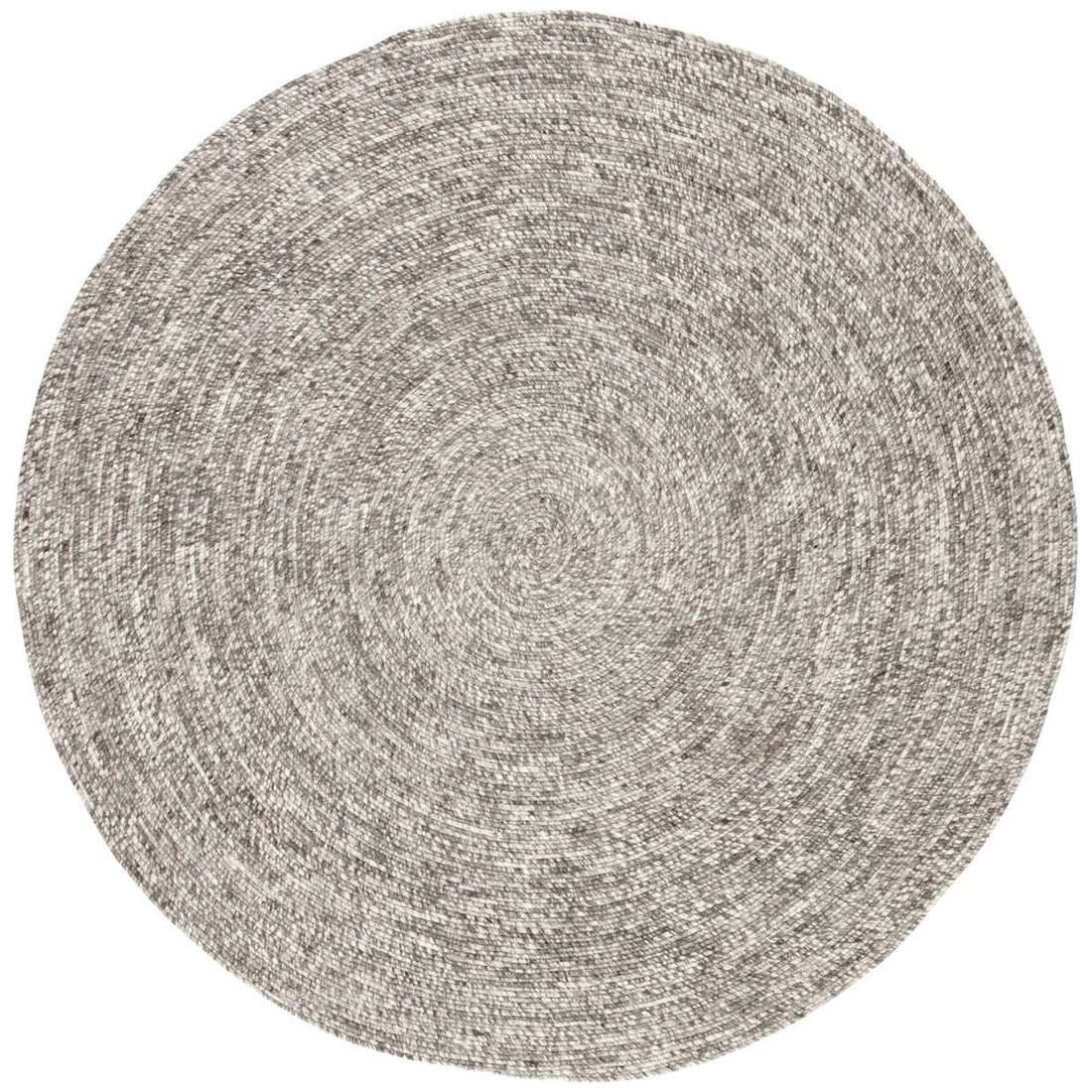 Jaipur Idriss Tenby Solid Gray White Round IDS02 Area Rug