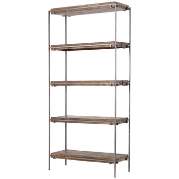 Four Hands Harmon Simien Bookshelf - Gunmetal