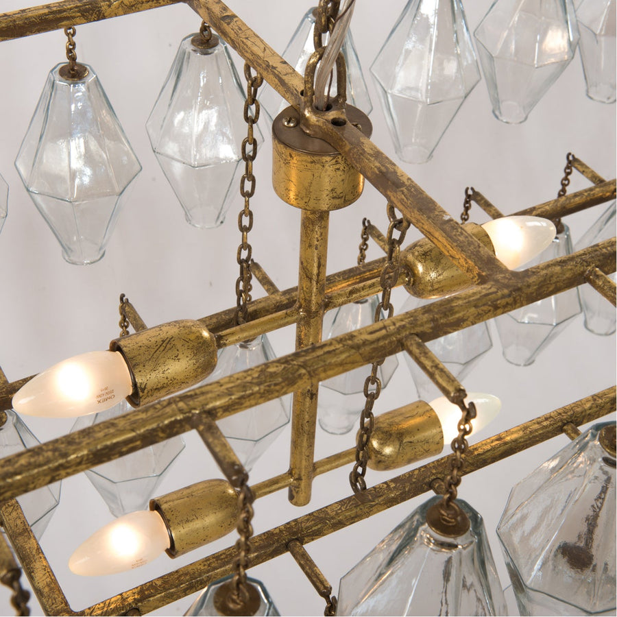 Four Hands Hutton Adeline Rectangular Chandelier