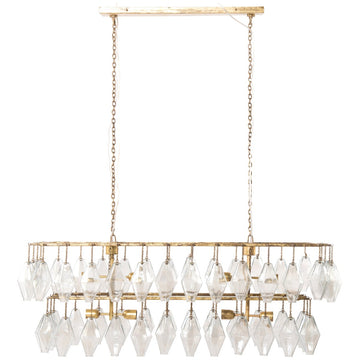 Four Hands Hutton Adeline Rectangular Chandelier