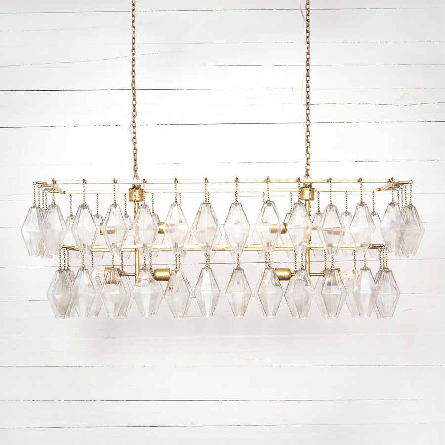 Four Hands Hutton Adeline Rectangular Chandelier