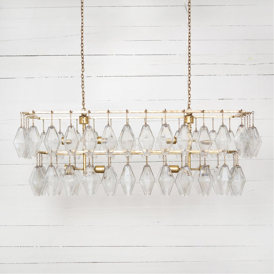 Four Hands Hutton Adeline Rectangular Chandelier