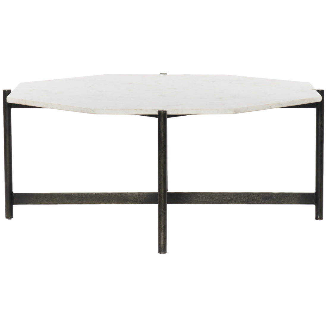 Four Hands Marlow Adair Coffee Table - Hammered Grey