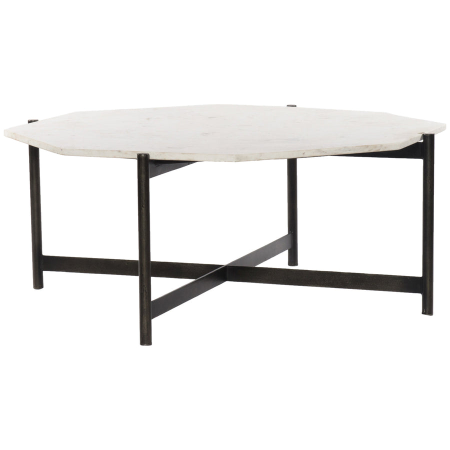 Four Hands Marlow Adair Coffee Table - Hammered Grey