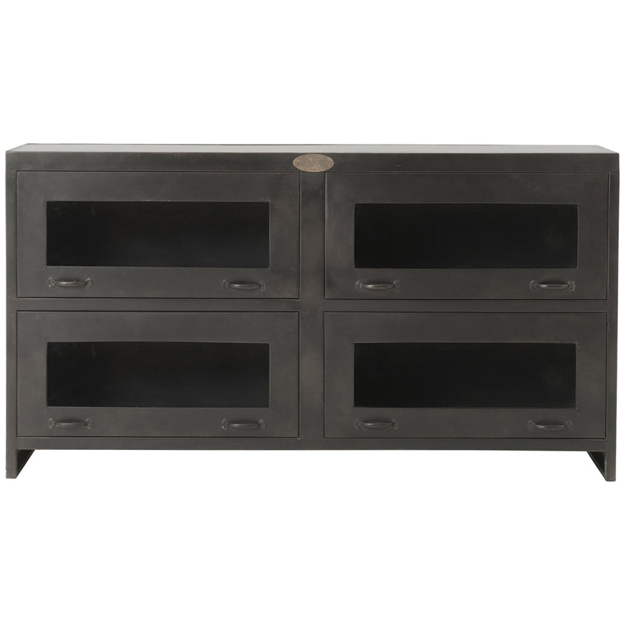 Four Hands Rockwell Media Cabinet - Antique Iron