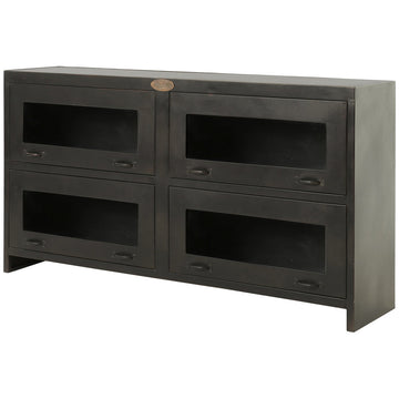 Four Hands Rockwell Media Cabinet - Antique Iron