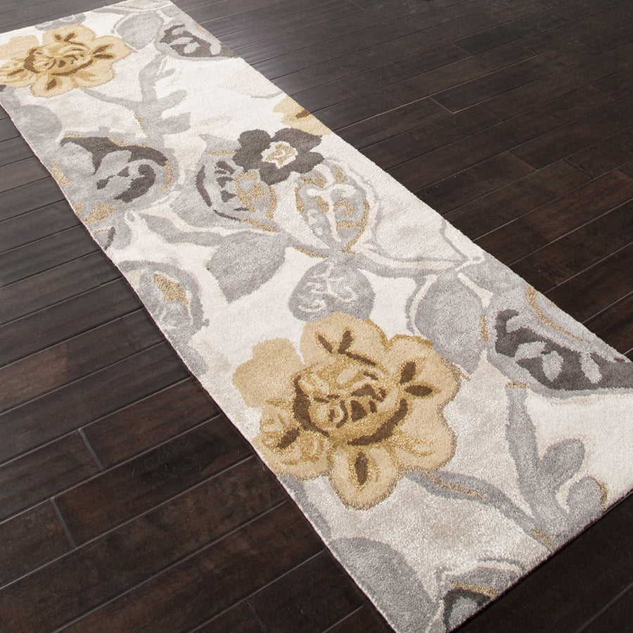 Jaipur Blue Petal Pusher Taos Taupe BL65 Rug