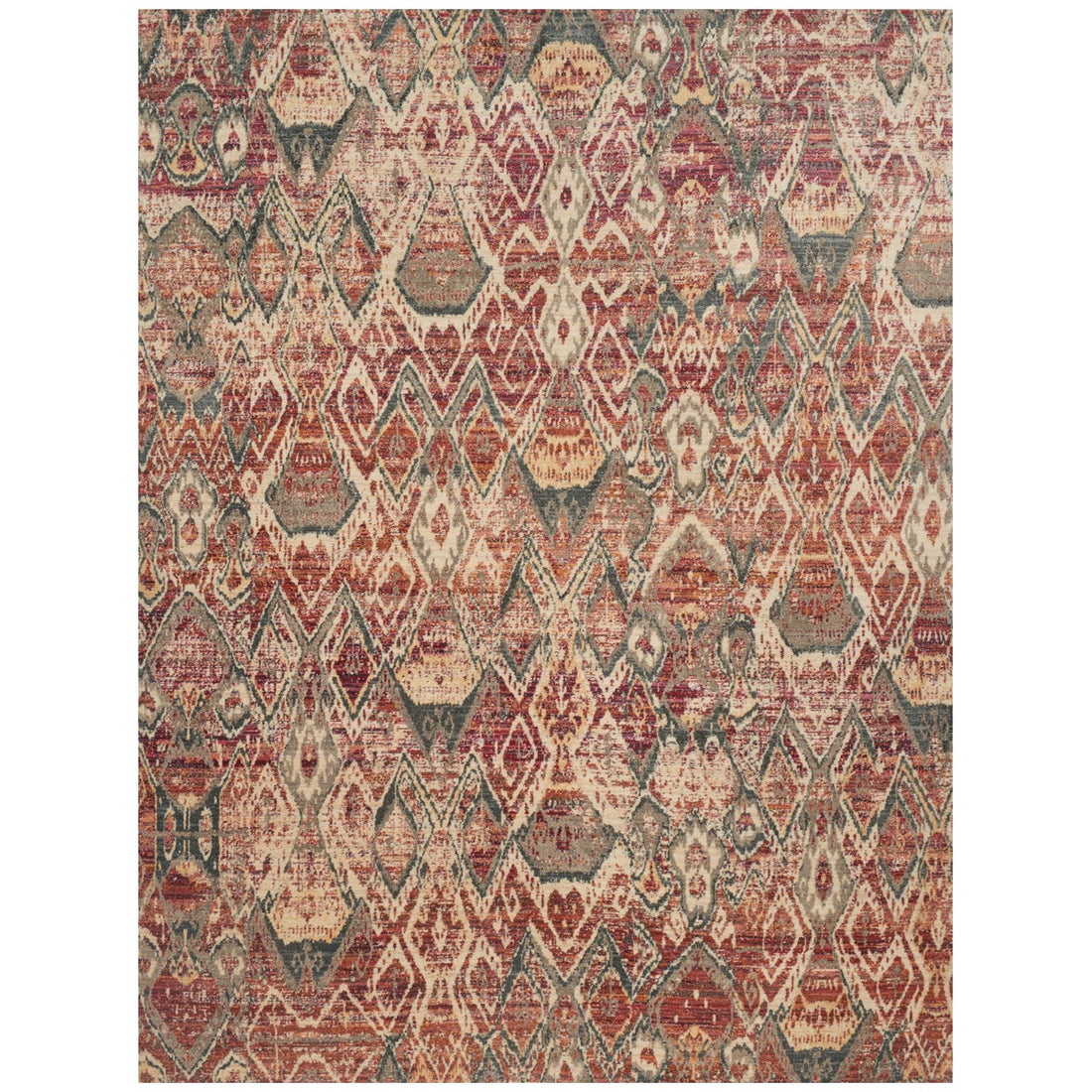 Loloi Javari JV-04 Berry Ivory Power Loomed Rug