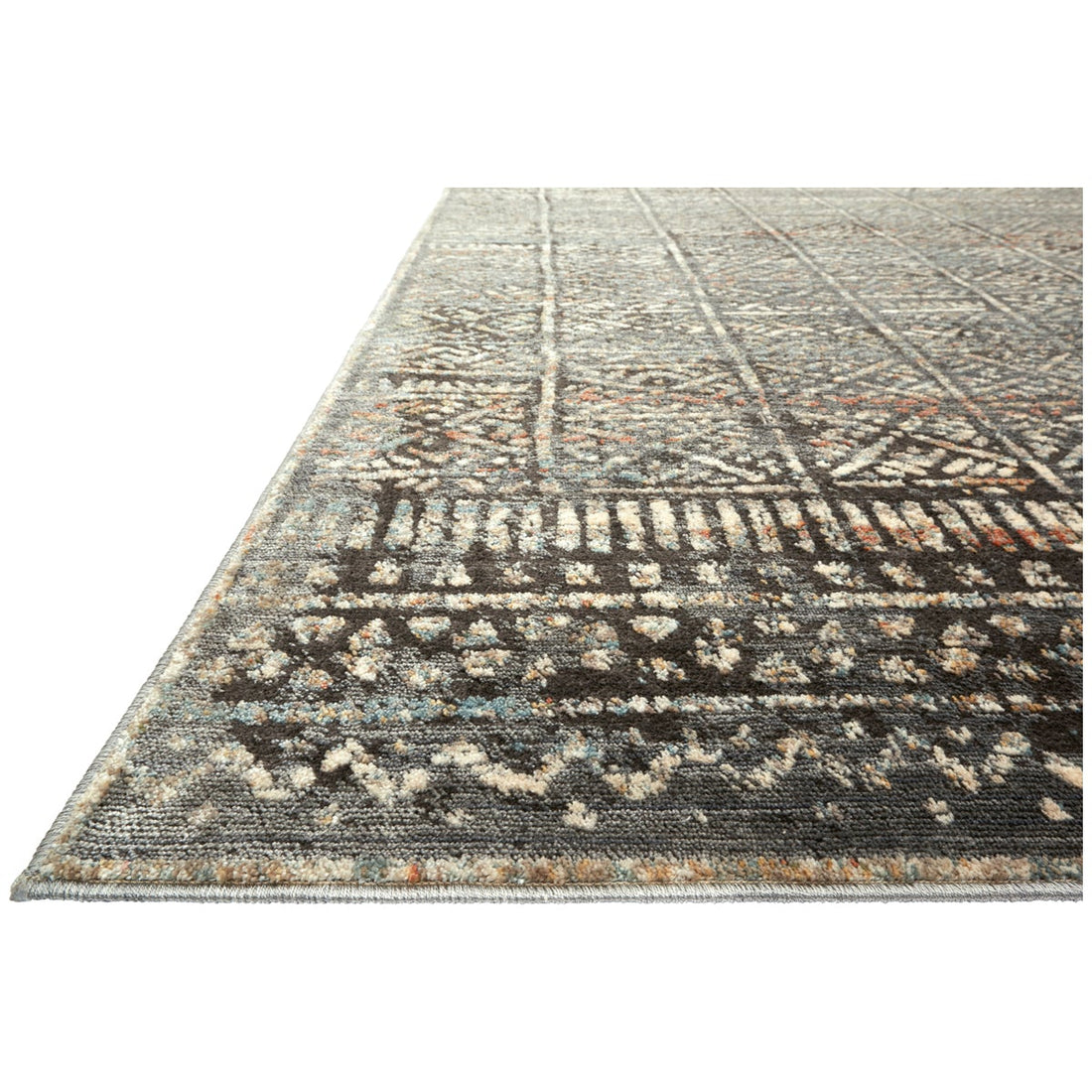 Loloi Javari JV-06 Charcoal Silver Power Loomed Rug