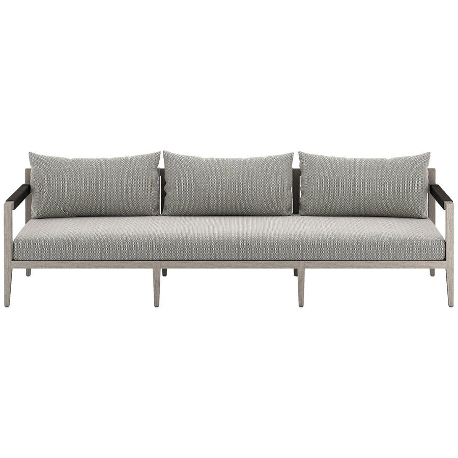 Four Hands Solano Sherwood Outdoor Sofa, Washed Brown